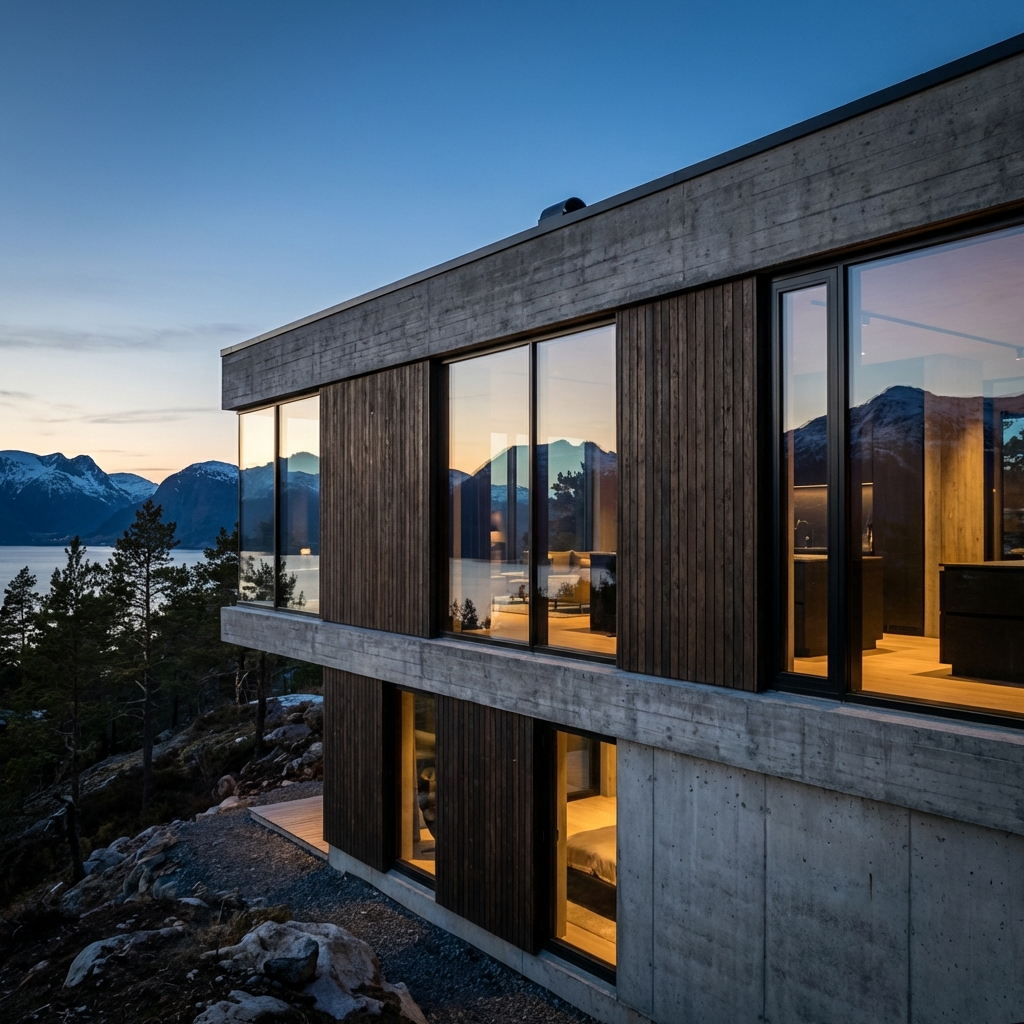 Villa Nordstrand - Modern Concrete Home